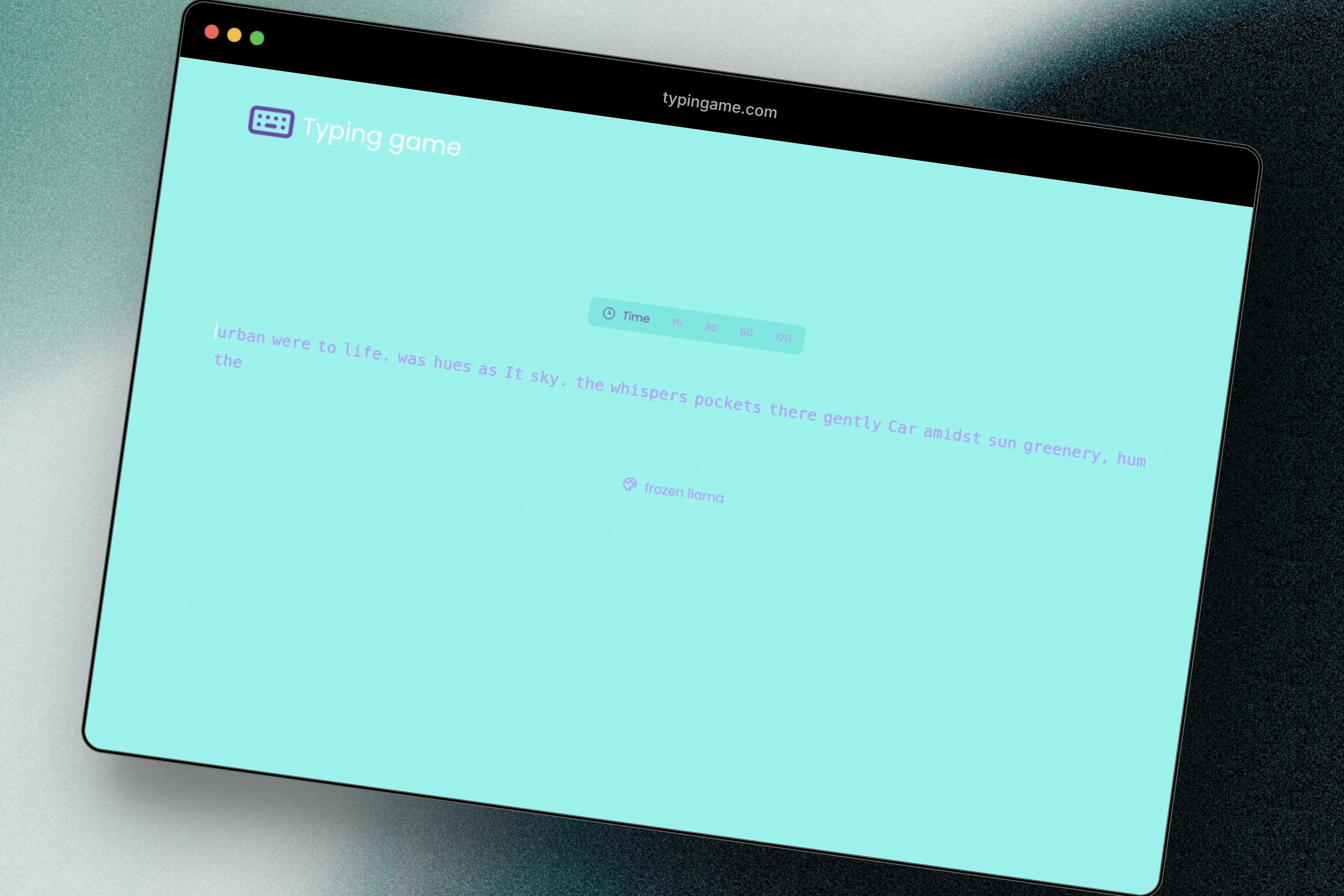 Typing Game